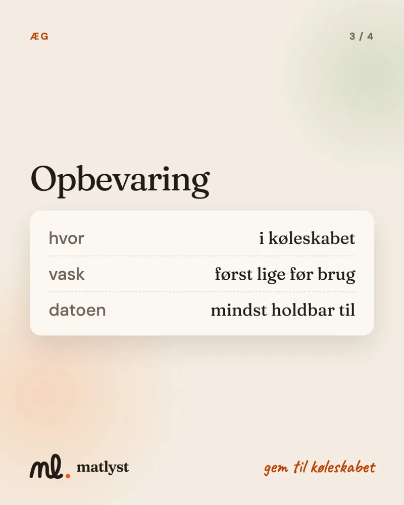 Opbevaring