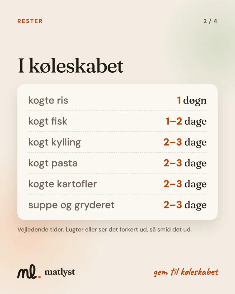 I køleskabet