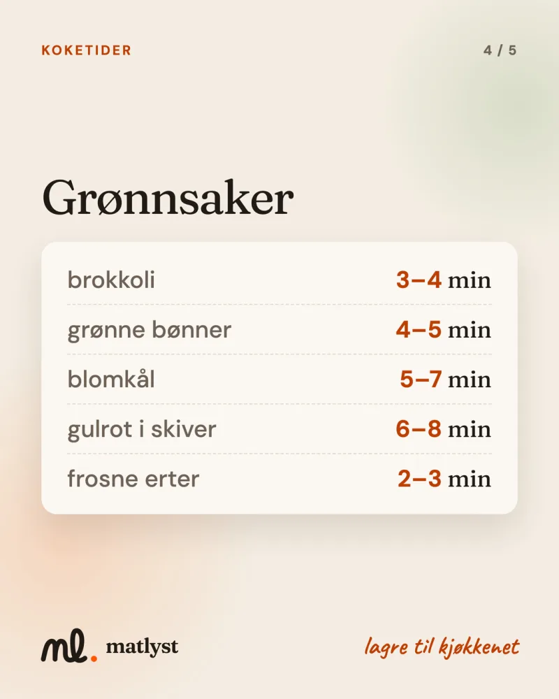 Grønnsaker