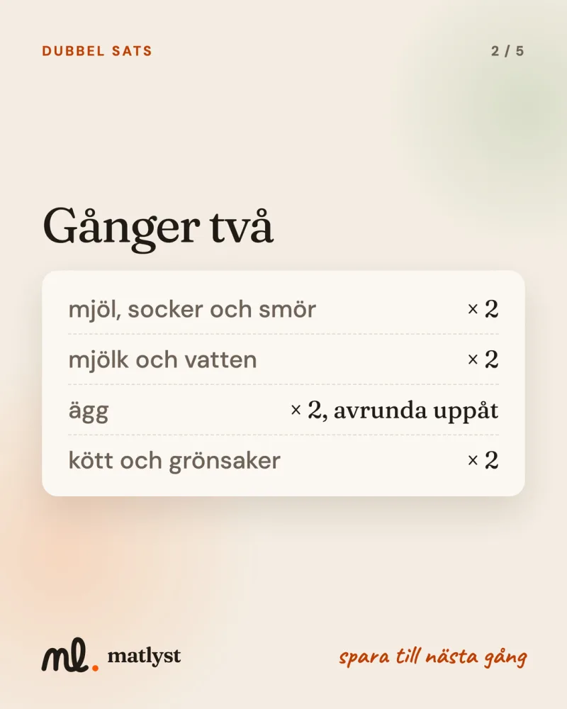 Gånger två